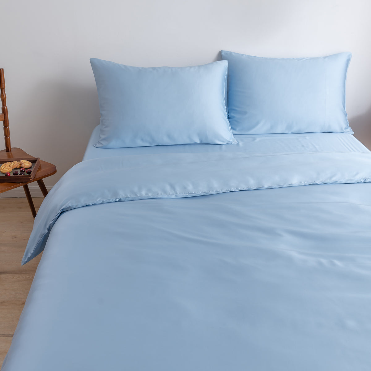 Dekbedovertrek Boomba Bamboe 400TC Sky Blue