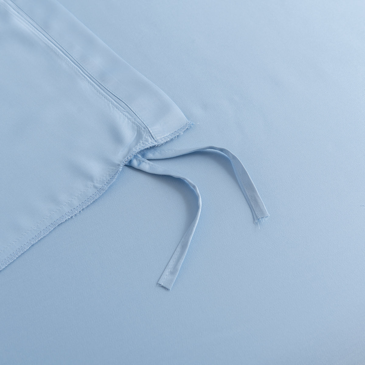 Hoeslaken Bamboe 400TC Sky Blue 40cm