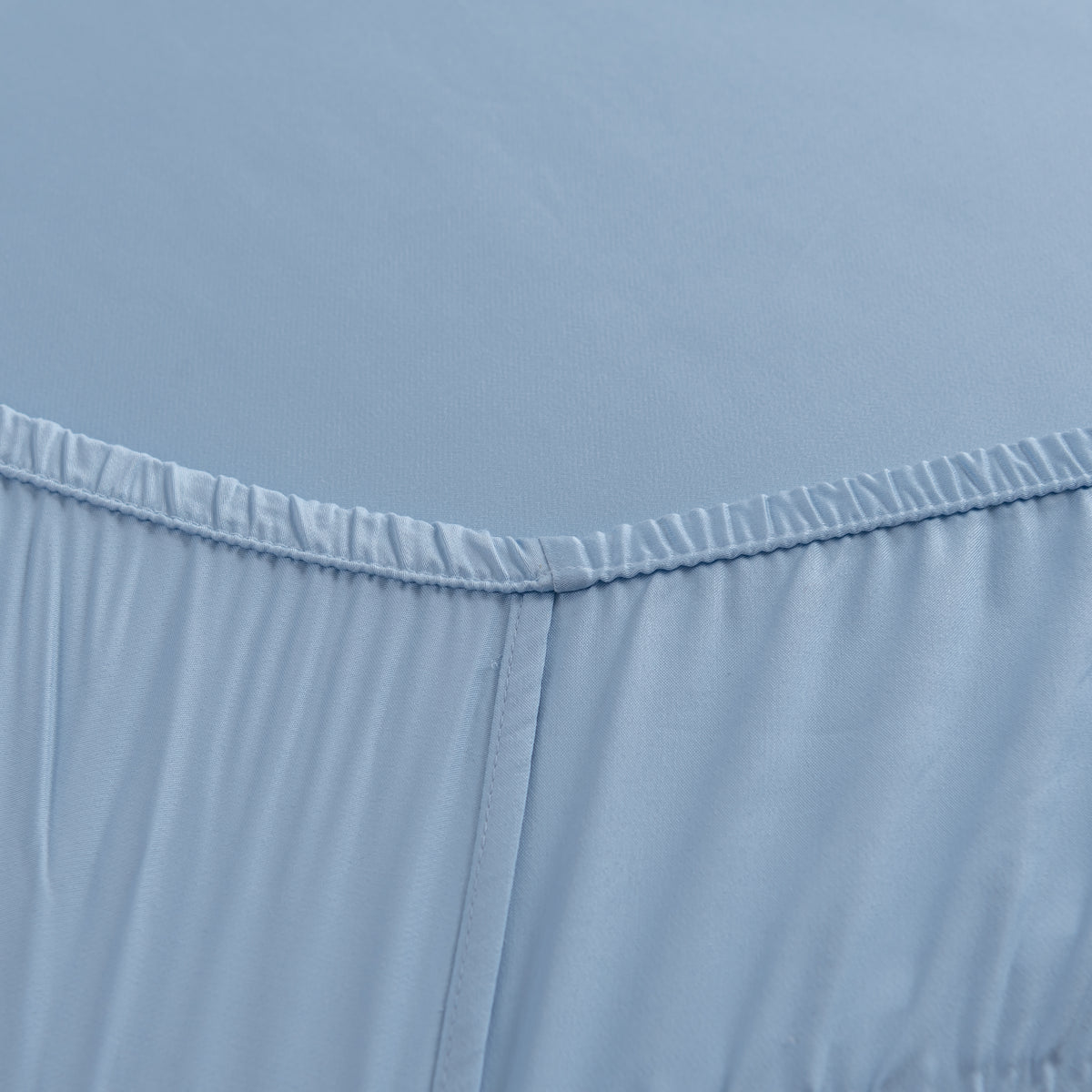 Hoeslaken Bamboe 400TC Sky Blue 40cm