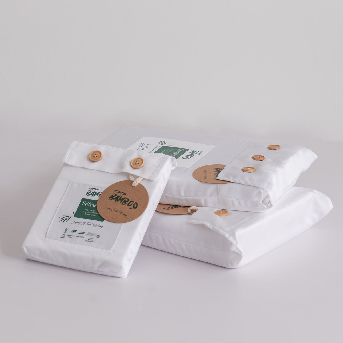 Dekbedovertrek Boomba Bamboe 400TC Coco White