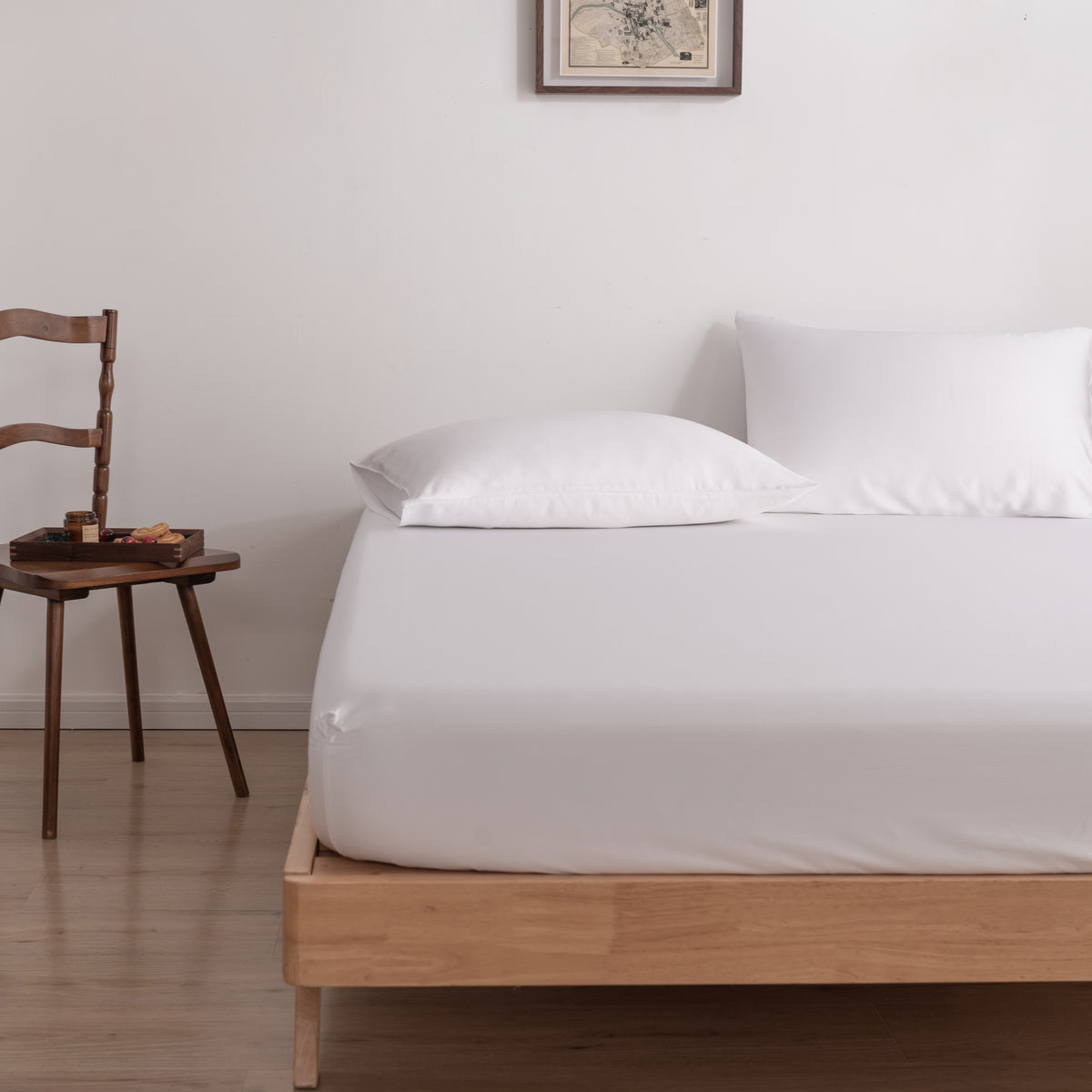 Kussensloop Bamboe 400TC Coco White