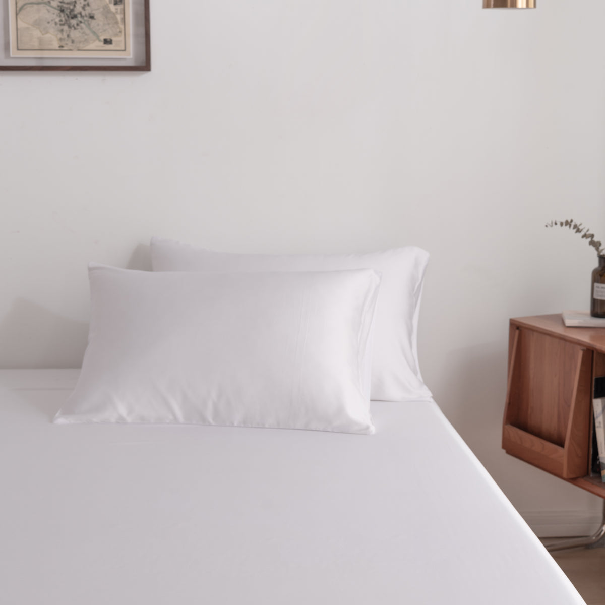 Kussensloop Bamboe 400TC Coco White
