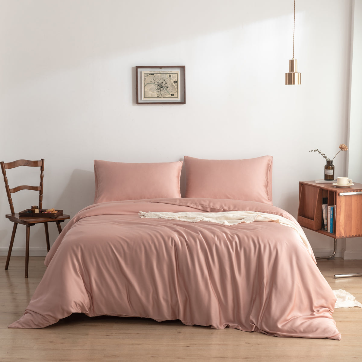 Dekbedovertrek Boomba Bamboe 400TC Cuddle Pink