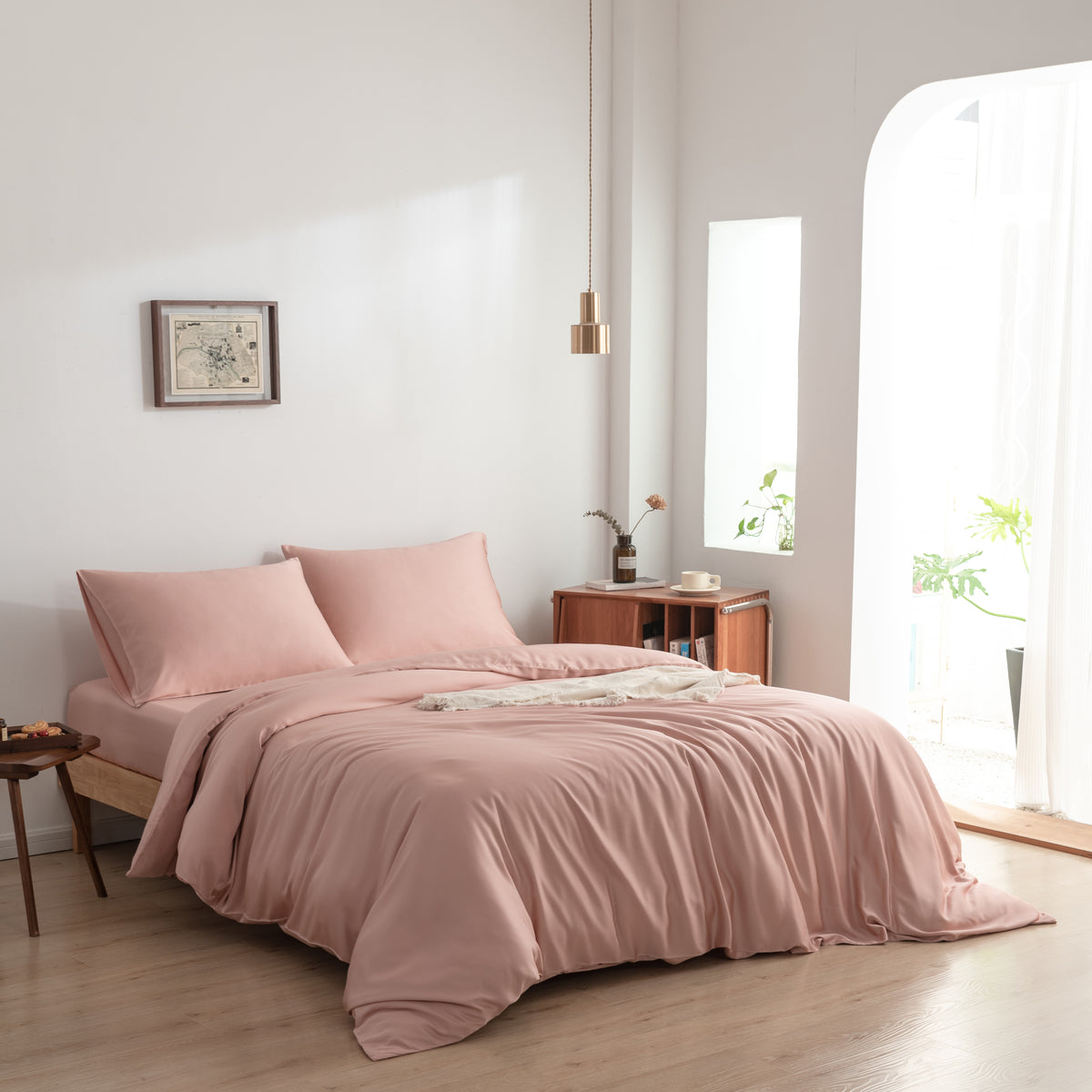 Dekbedovertrek Boomba Bamboe 400TC Cuddle Pink