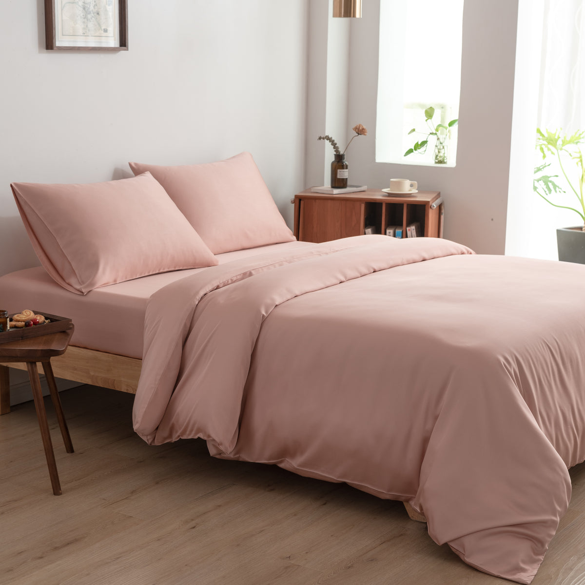 Dekbedovertrek Boomba Bamboe 400TC Cuddle Pink