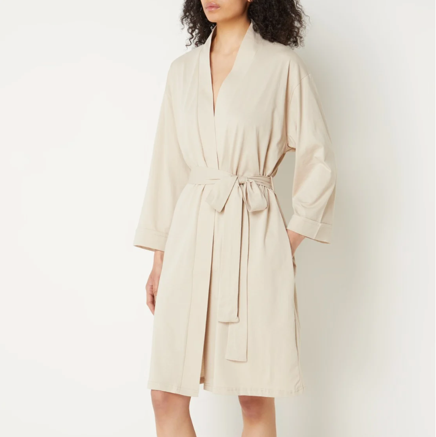 Badjas Kimono Saigon Jersey Unisex Zand