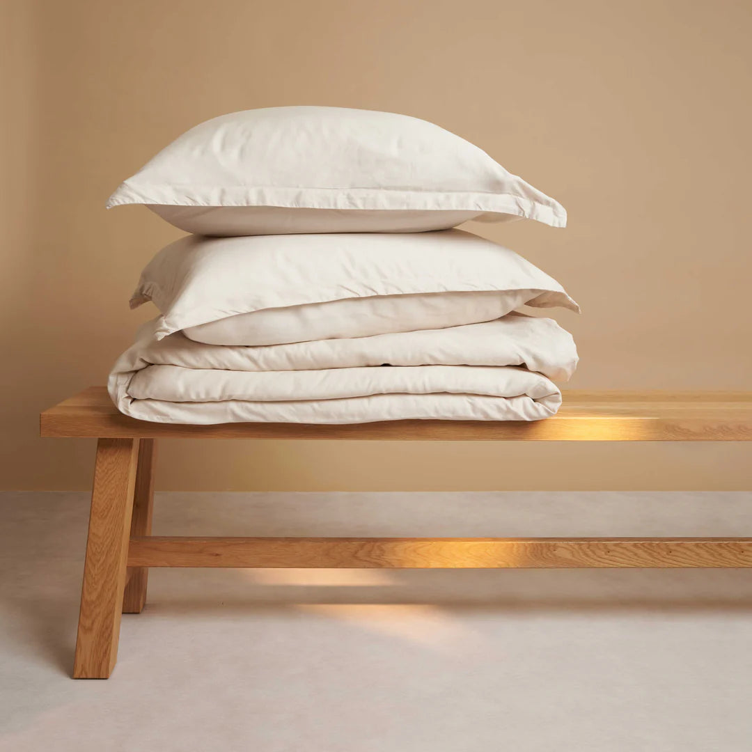 Dekbedovertrek Tencel™ Twill Beige