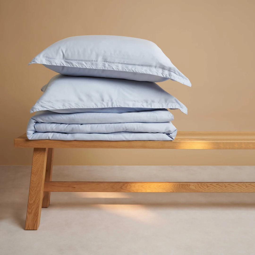 Dekbedovertrek Tencel™ Twill Lichtblauw