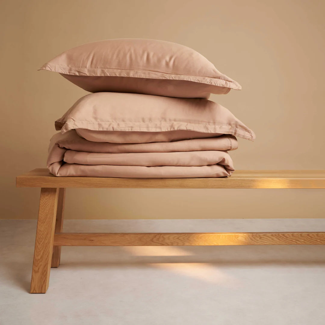 Dekbedovertrek Tencel™ Twill Peach