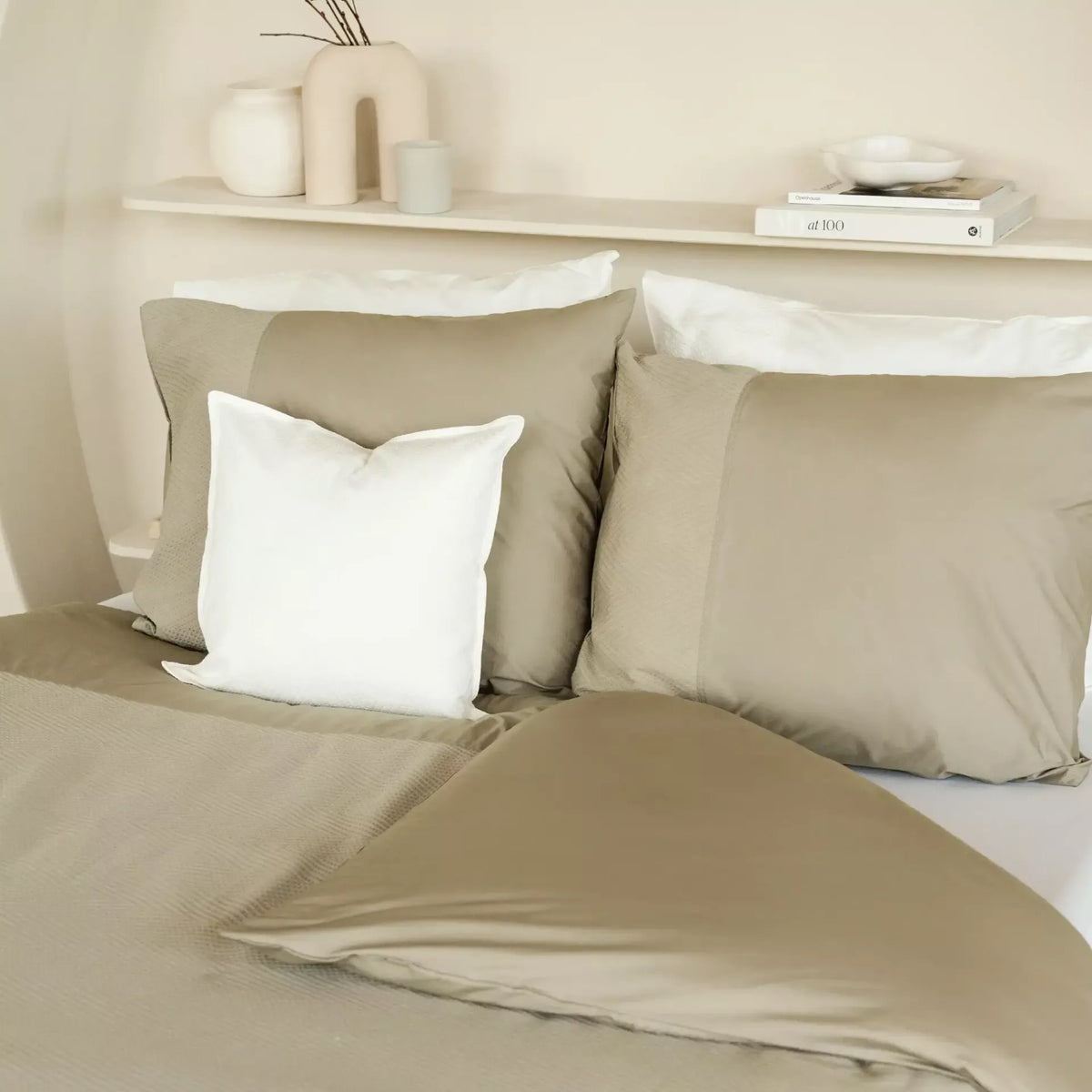 SPREI Liva Katoen Percal 220TC Wit
