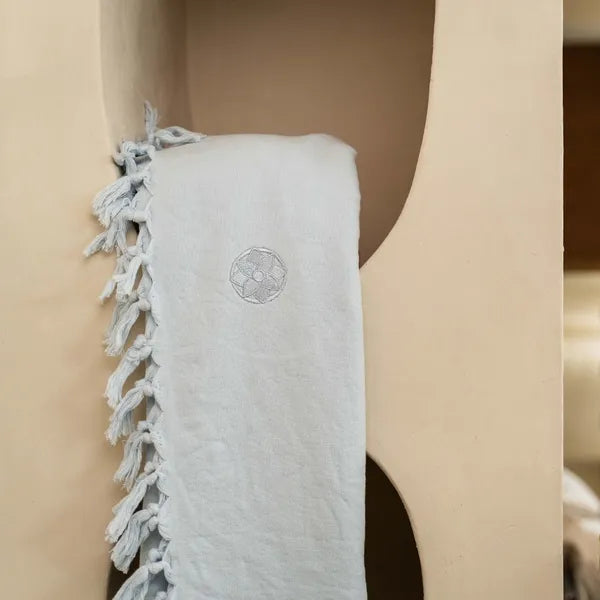 Kayori Home Spa Hammamdoek Katoen Lichtblauw