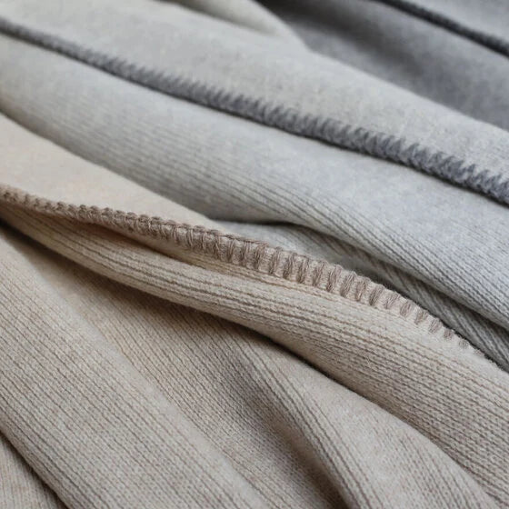 PLAID - Glasgow luxe, zachte wol Beige