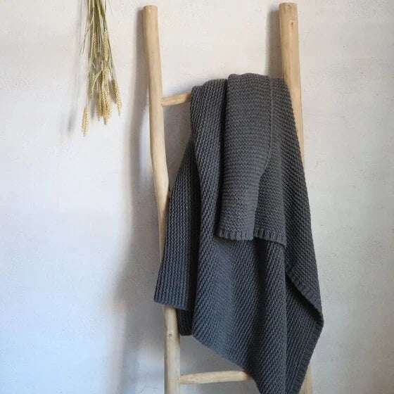 PLAID - York Wolmix Dark grey