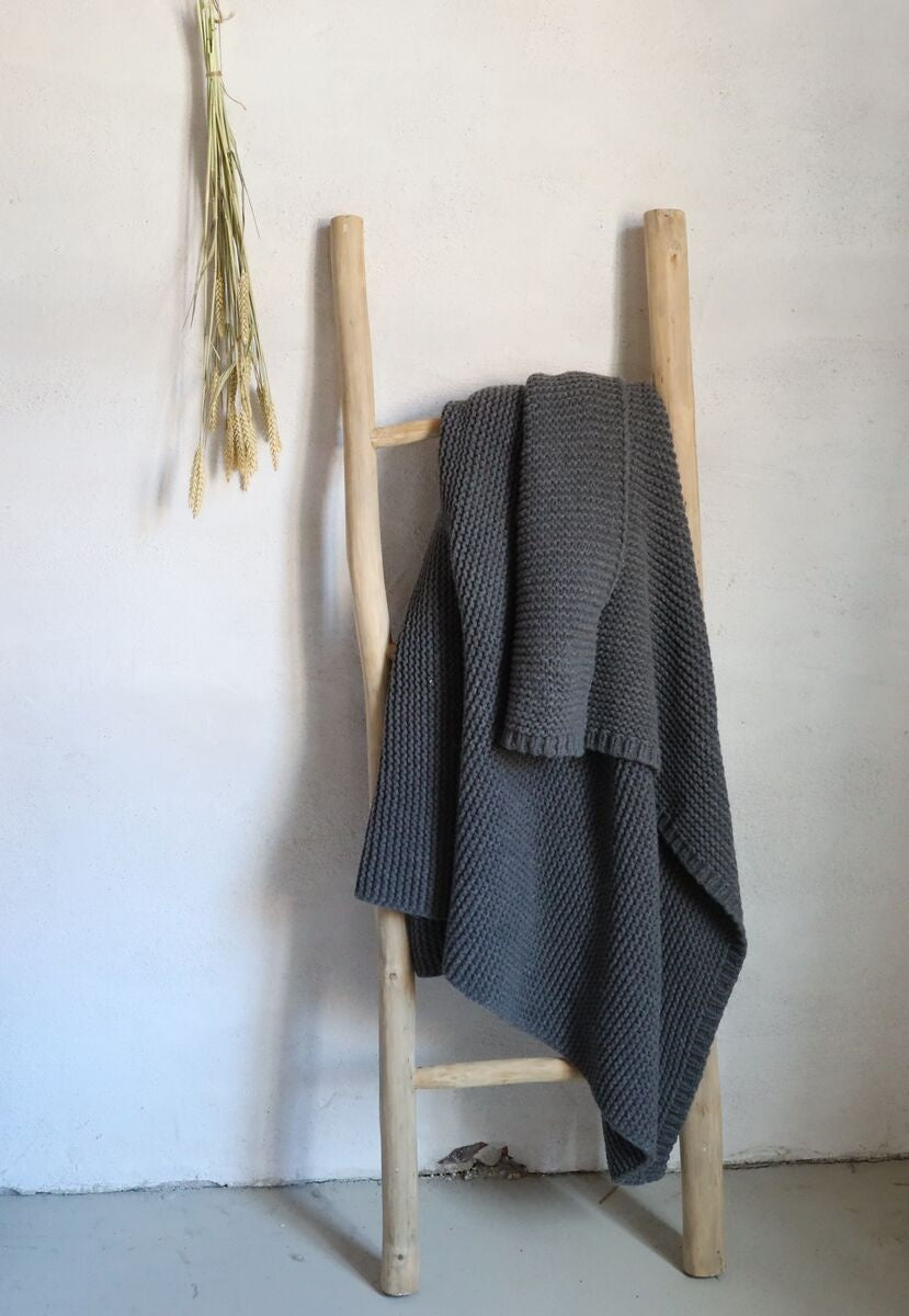 PLAID - York Wolmix Dark grey