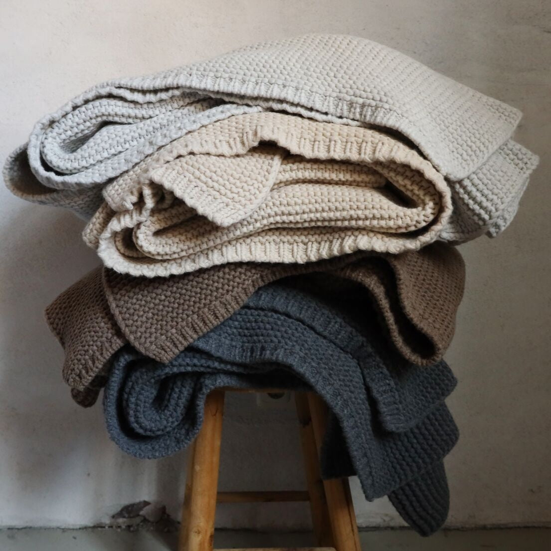 PLAID - York Wolmix Dark grey