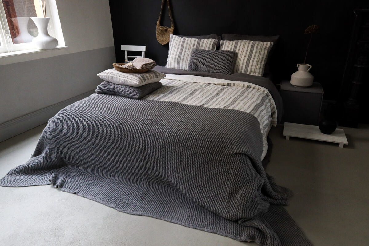 PLAID - York Wolmix Dark grey