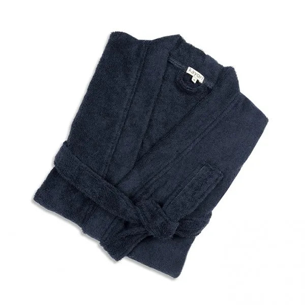 Badjas Sento Unisex Katoen en Tencel Donkerblauw