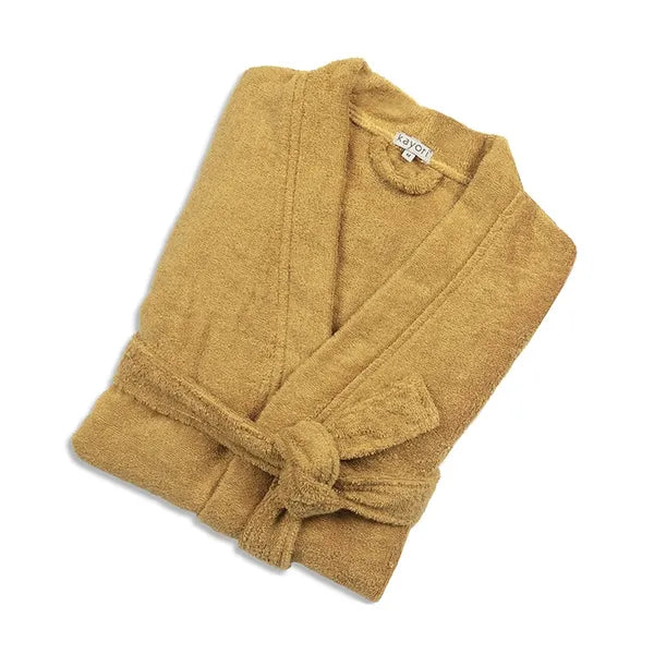 Badjas Sento Unisex Katoen en Tencel Goud
