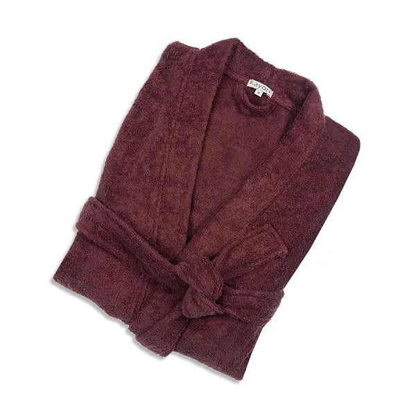Badjas Sento Unisex Katoen en Tencel Rood