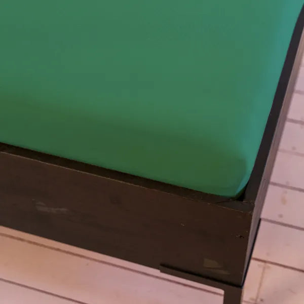 TOPPER Hoeslaken - Saiko Jersey Groen 12 cm