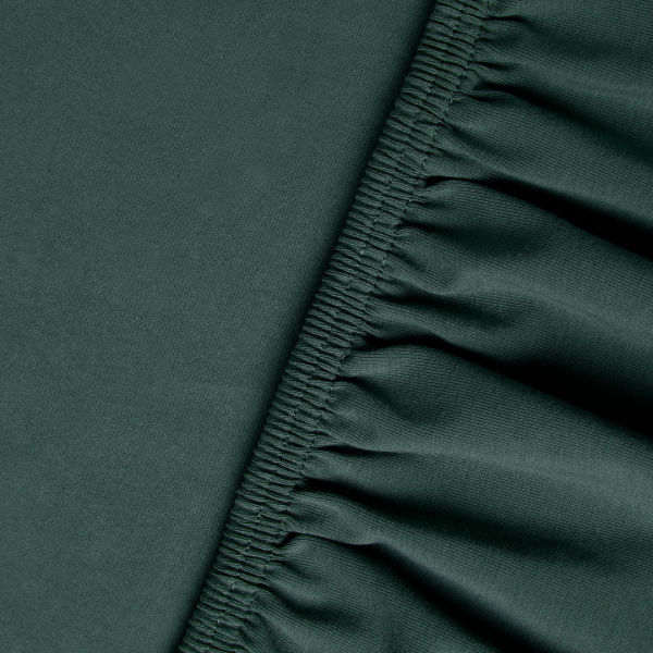 Hoeslaken Shizu Jersey 40 cm Donkergroen