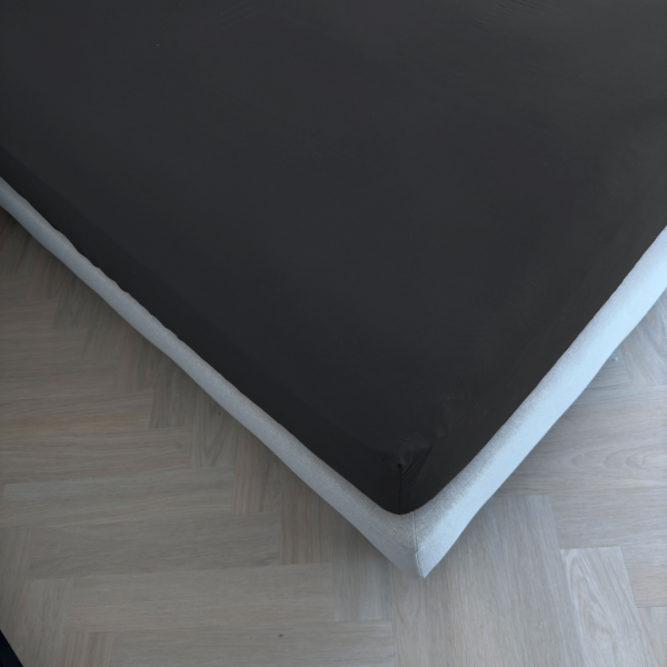 Hoeslaken Shizu Jersey 40 cm Zwart