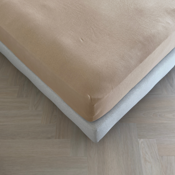 Hoeslaken Shizu Jersey 40 cm Zand