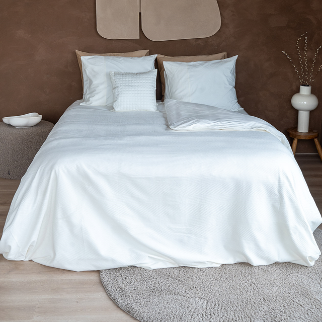 SPREI Liva Katoen Percal 220TC Wit