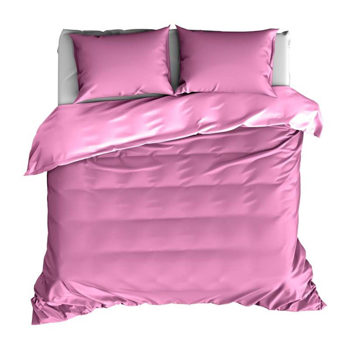 OLIVIA - Katoen Satijn Dekbedovertrek Roze Dekbedovertrek DE WITTE LIETAER