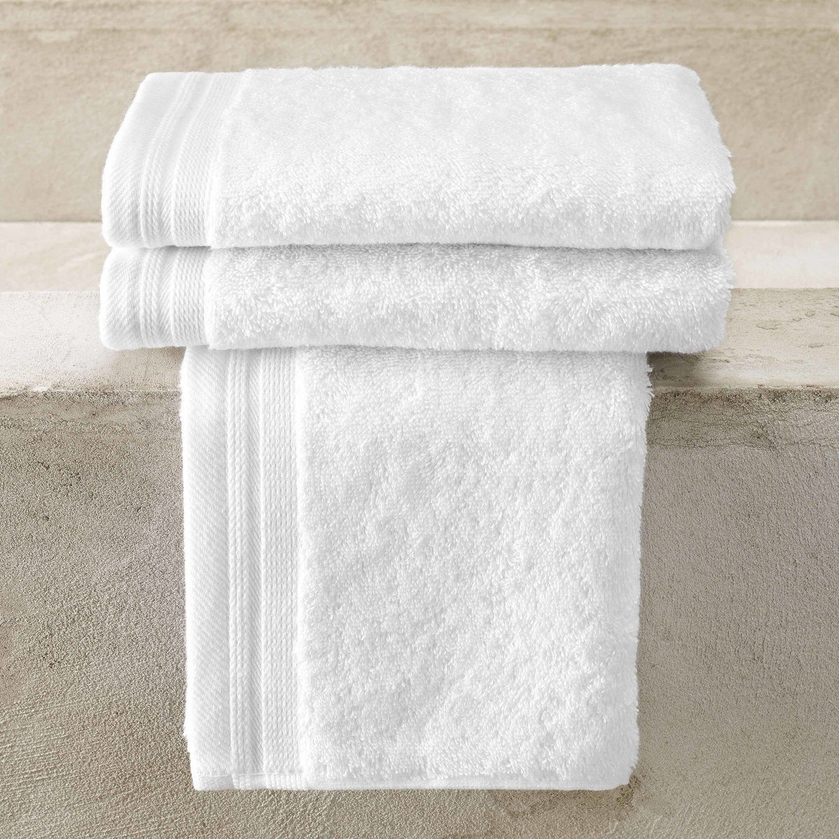 WASHANDJES (6x) - Contessa Wit 16 x 21 cm Handdoek DE WITTE LIETAER