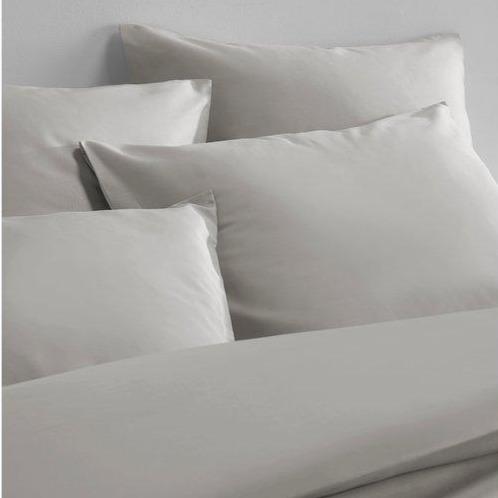 OLIVIA - Katoen Satijn Dekbedovertrek Dove Grijs Dekbedovertrek DE WITTE LIETAER