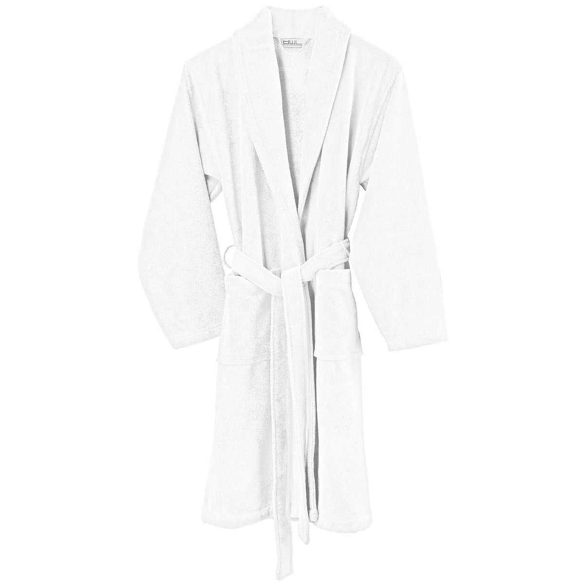 Badjas - Felicia 100% katoen Dames Wit Badjas DE WITTE LIETAER S Wit