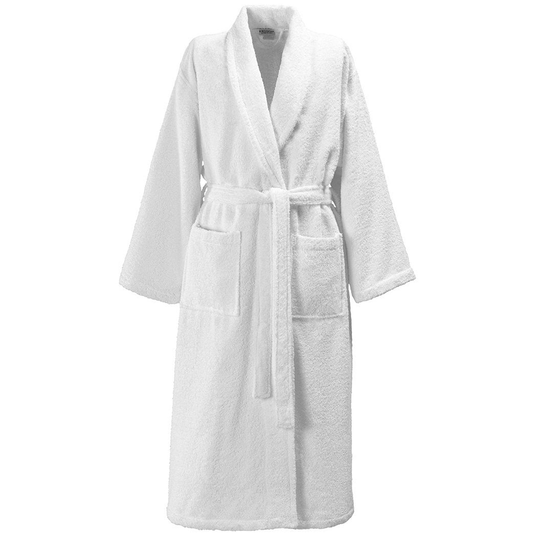 Badjas - Etrusk 100% katoen Unisex Wit Badjas DE WITTE LIETAER S Wit