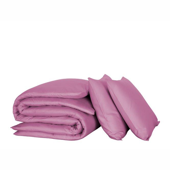 OLIVIA - Katoen Satijn Dekbedovertrek Roze Dekbedovertrek DE WITTE LIETAER
