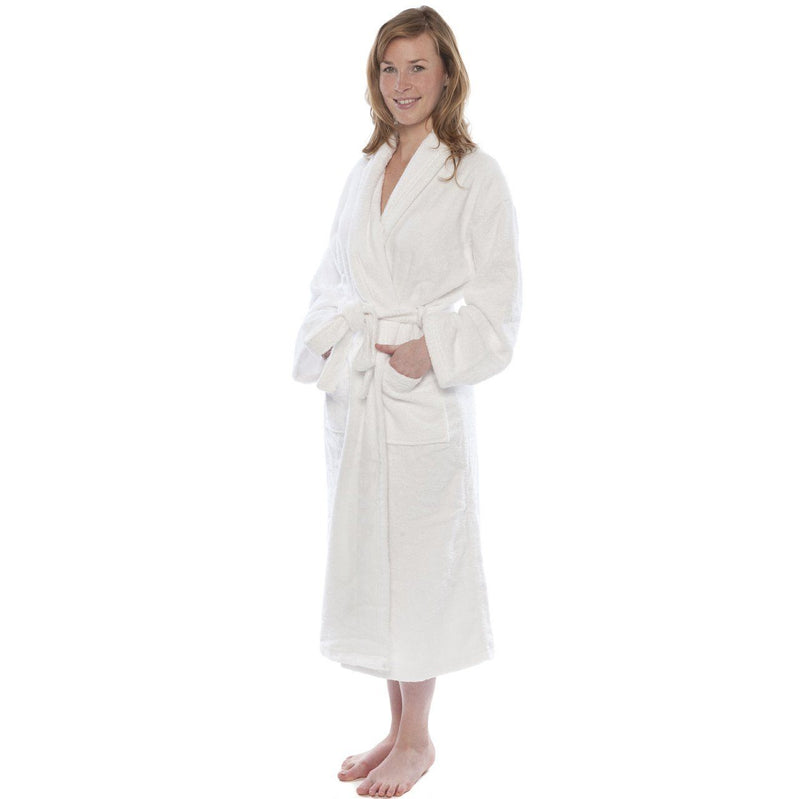 Badjas - Etrusk 100% katoen Unisex Wit Badjas DE WITTE LIETAER