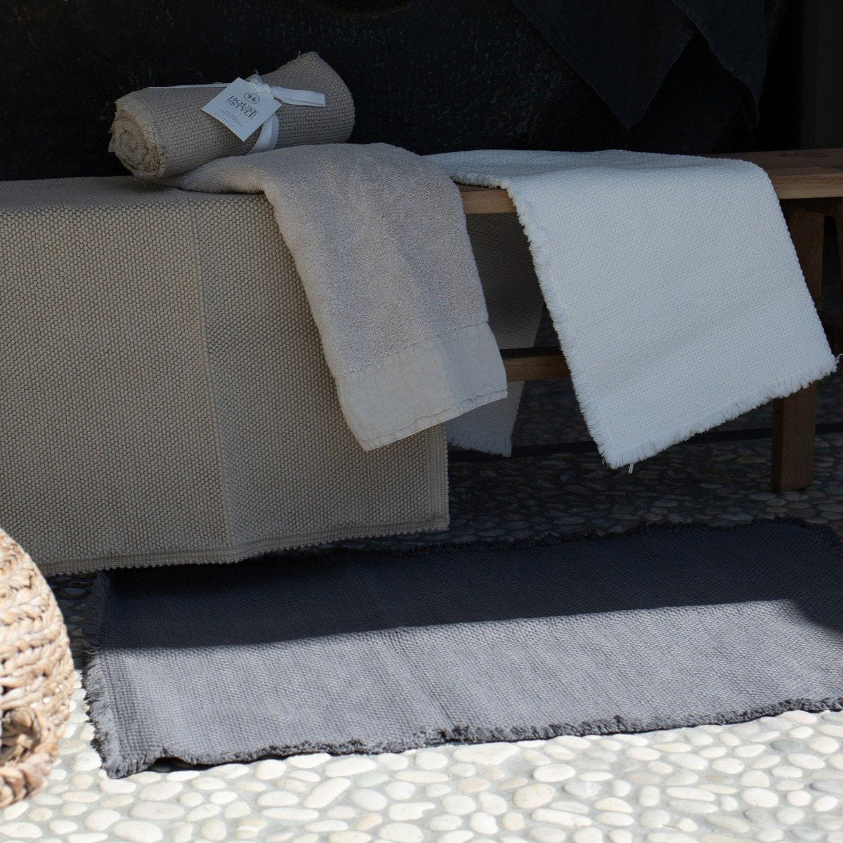 BADMAT - Patara 100% katoen Wit badmat HOUSE IN STYLE