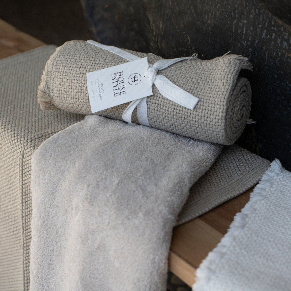 BADMAT - Patara 100% katoen Wit badmat HOUSE IN STYLE