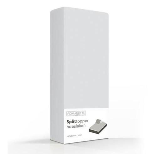 SPLIT-TOPPER Hoeslaken - Katoen Taupe 12 cm split-topper ROMANETTE