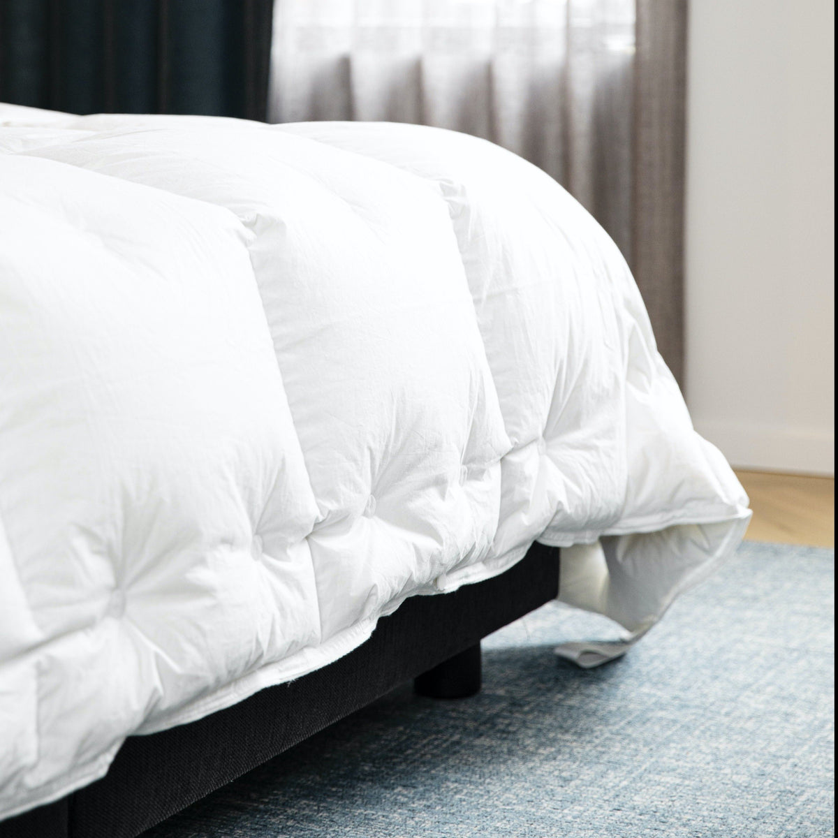 DEKBED - Brons - Herfst/Lente (medium) - 90% grijze ganzendons Dekbed C'EST DUVET