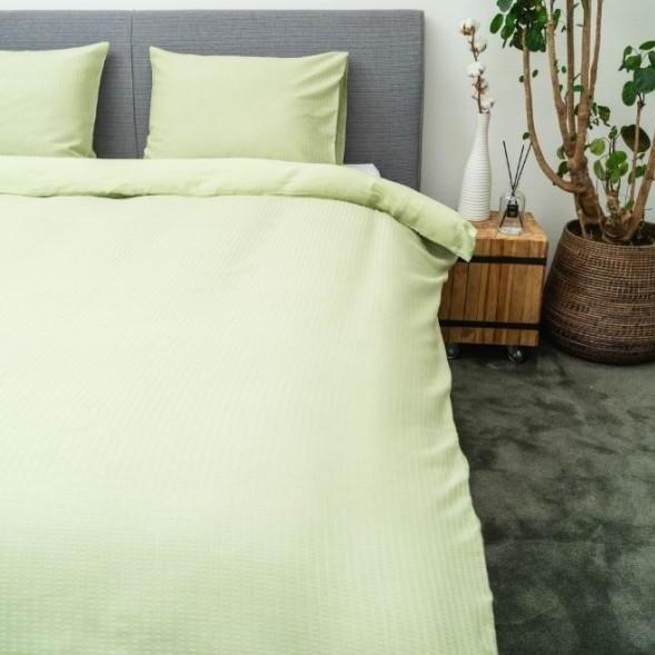 KAYORI - Onno bio katoen dekbedovertrek - 4 kleurvarianten Dekbedovertrek CASA DORMI 140x200/220cm (incl. 1 kussensloop) Khaki