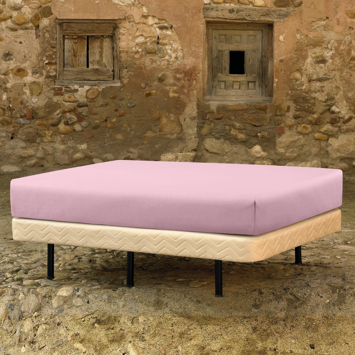 HOESLAKEN - Egyptisch katoen Blauw 45 cm Hoeslaken CASCINA COLORINI