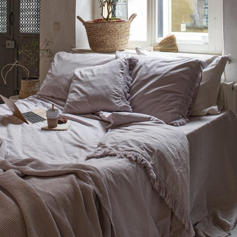 KUSSENSLOOP - Coco Katoen Percal (220TC) Kussensloop HOUSE IN STYLE 40x80 cm Marble