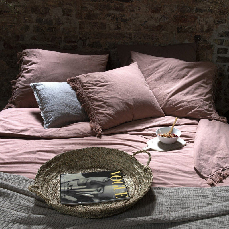 COCO - Katoen percal (220TC) Dekbedovertrek Dekbedovertrek HOUSE IN STYLE Set 140x220 + kussensloop Clay