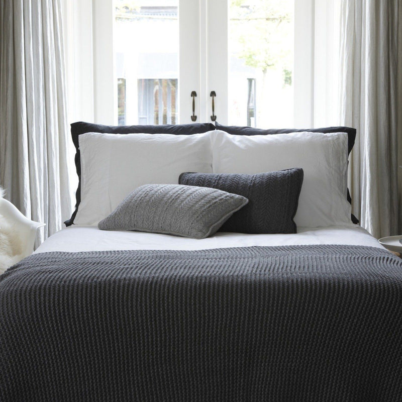 LAKEN - Como 100% katoen satijn Wit laken PASSION FOR LINEN