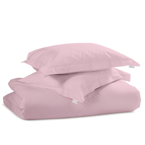 PARKLANE - Egyptisch Katoen dekbedovertrek Roze Dekbedovertrek CASA DORMI 140 x 200/220 cm + 1 sloop roze