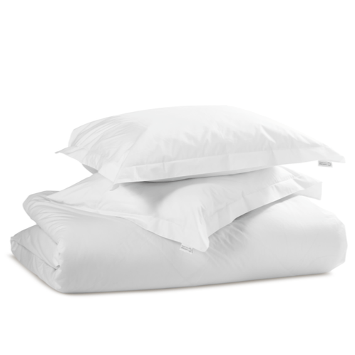 PARKLANE - Egyptisch Katoen dekbedovertrek Dekbedovertrek CASA DORMI 140 x 200/220 cm + 1 sloop wit