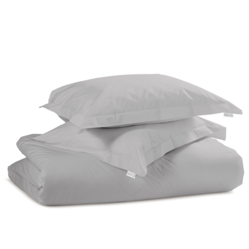 PARKLANE - Egyptisch Katoen dekbedovertrek Dekbedovertrek CASA DORMI 140 x 200/220 cm + 1 sloop zilver