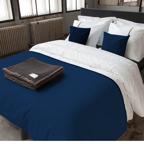 Dekbedovertrek Baria Percal 240TC Navyblauw