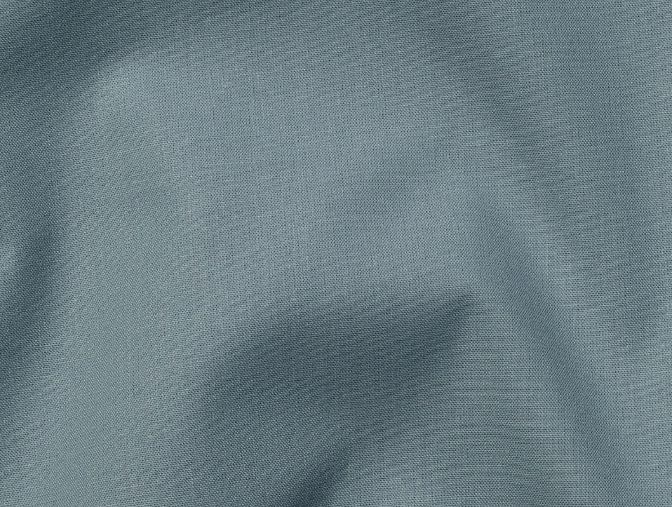 Hoeslaken Percal 200TC 30cm Antiekblauw
