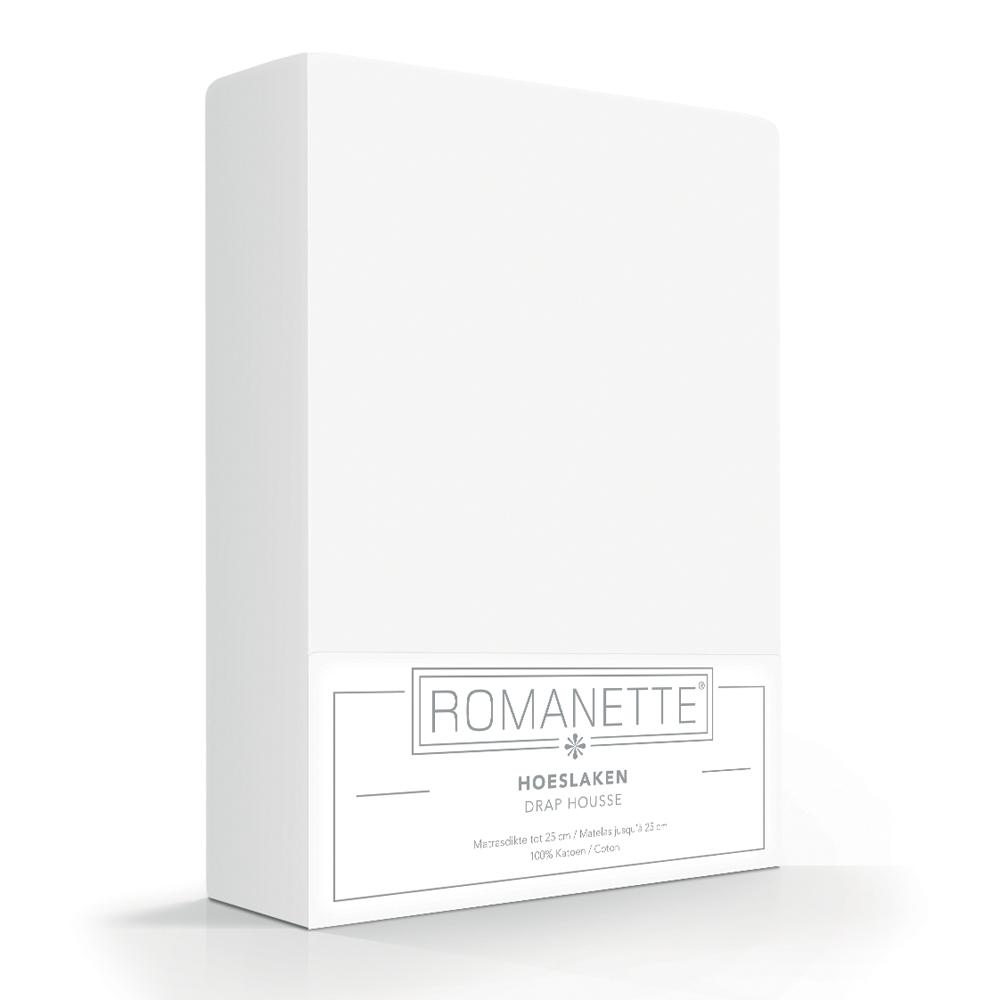 BOXSPRING HOESLAKEN - Egyptisch katoen (220TC) Wit Hoeslaken CASCINA COLORINI
